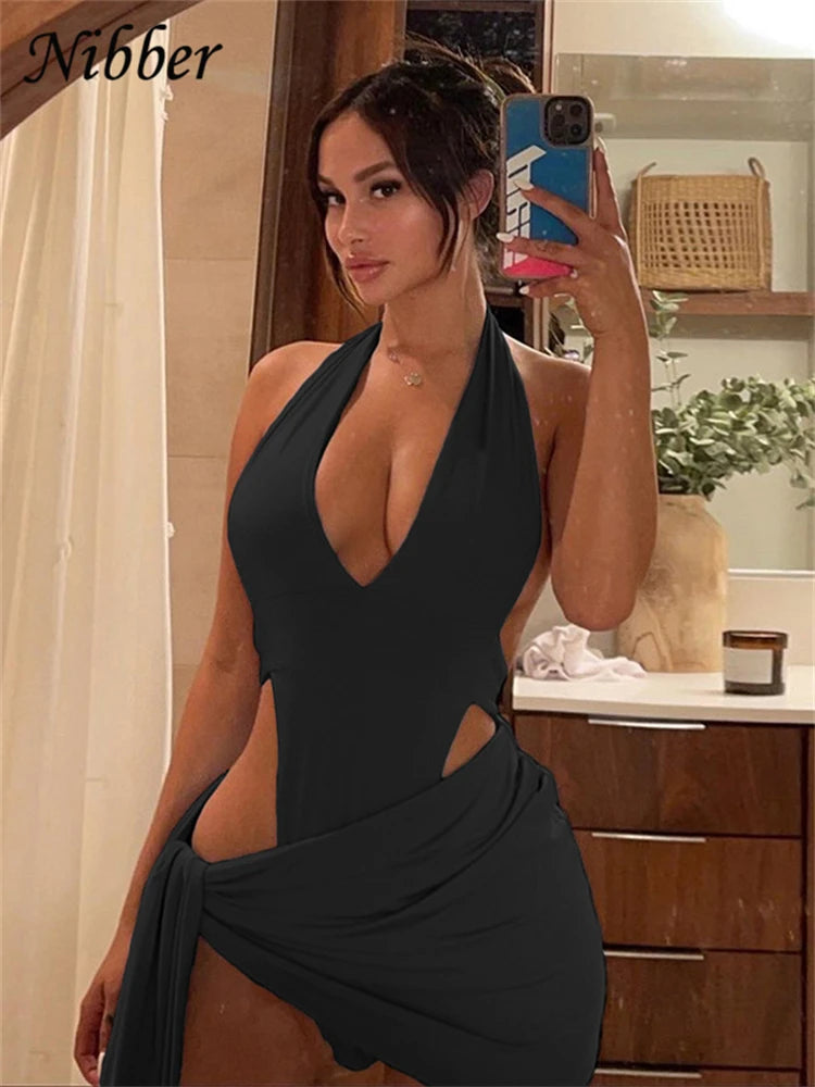 Nibber Sexy Strand-Urlaubskleidung Basic Bikini Bodysuit Röcke 2-teilige Sets für Damenbekleidung Badeanzüge Damen 2026