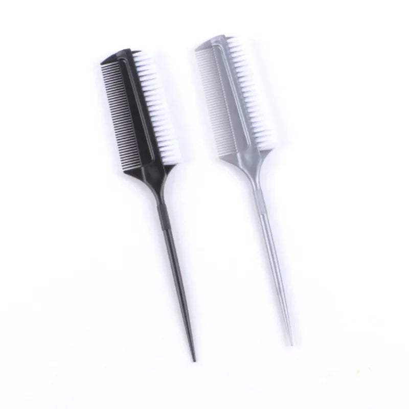 Professionelle Friseur Doppel Seite Farbstoff Kamm Mit Nylon Haar Trocknen Pinsel Tönung Kämme Haar Farbe Pinsel Haar Styling Werkzeuge