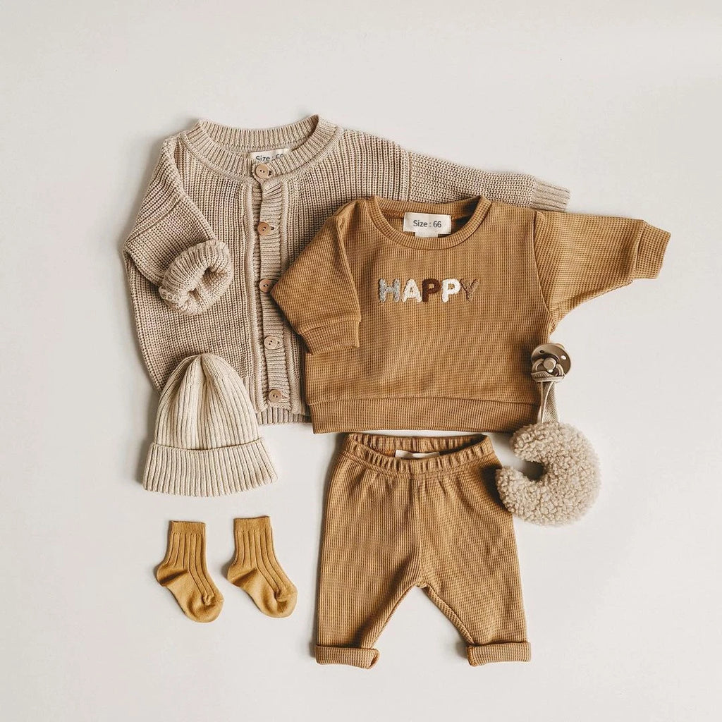 2024 neugeborenen Baby Anzüge Jungen Mädchen Outfits Herbst Babys Kleidung Kleiner Junge Pullover + Hosen Kinder Sets Baby Kleidung