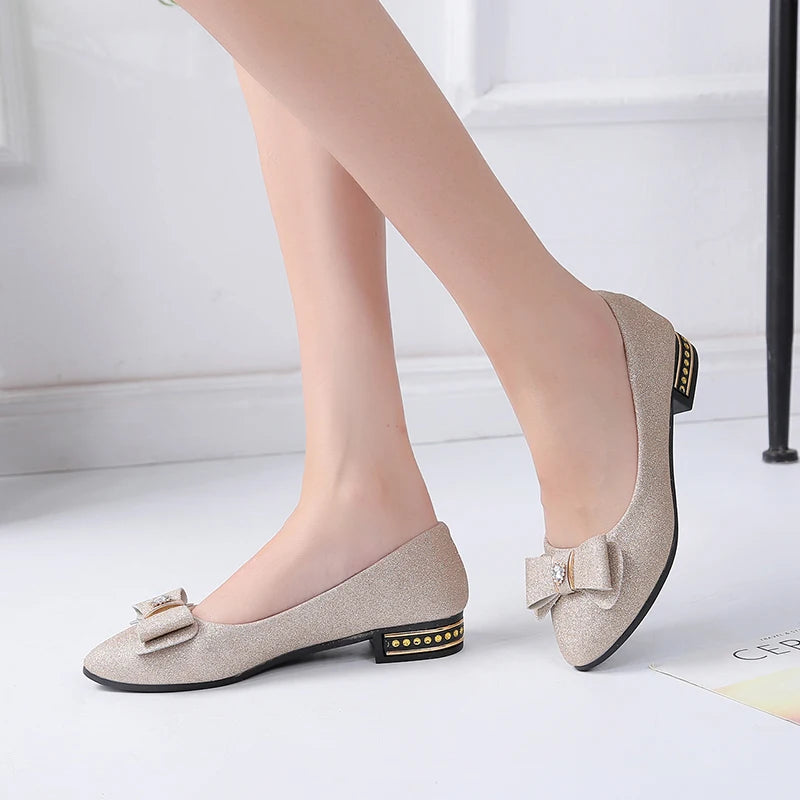 Frühling Herbst Neue Sexy/Elegante Mittelhohe Damenschuhe Modische Bestseller Spitze Bequeme Schleife Freizeitschuhe für Damen