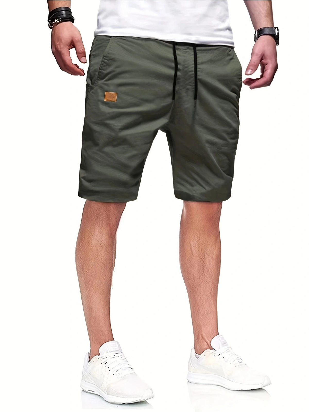 Neue Sommer-Herren-Freizeitshorts, Bermuda-Shorts, Fitness-Jogging-Shorts, Vintage-Cargoshorts mit elastischer Taille