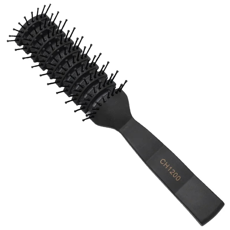 Antistatischer Volumen-Haarkamm - Professioneller Gerippter Styling-Kamm für Salongebrauch, Unisex Kopfhaut-Massagekamm für Zuhause