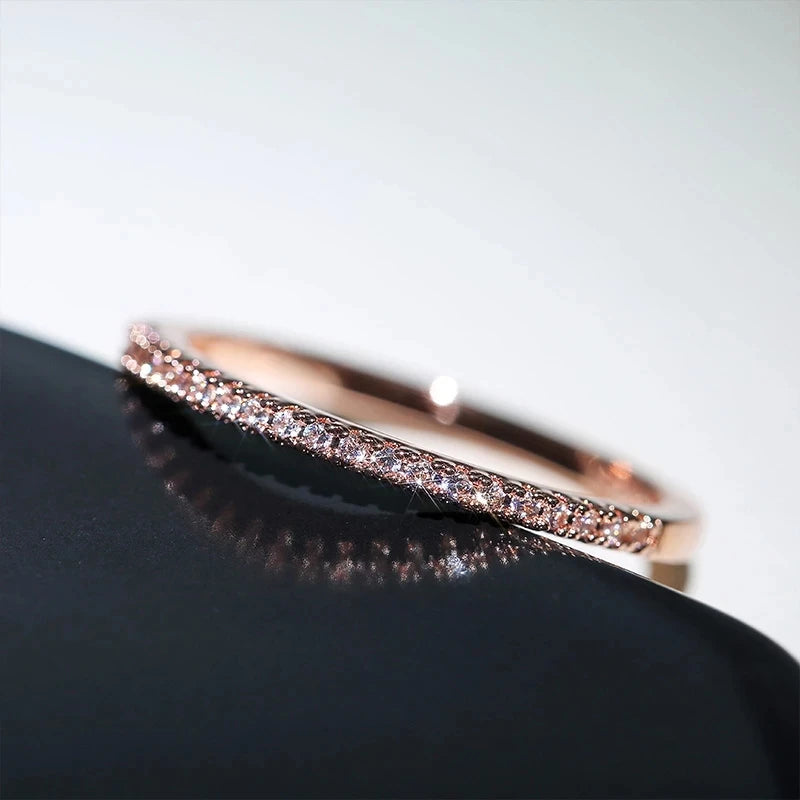 925 Sterling Silber Kristall Hochzeit Verlobung ringe für Frauen Mädchen Modeschmuck Valentinstag Geschenk Großhandel