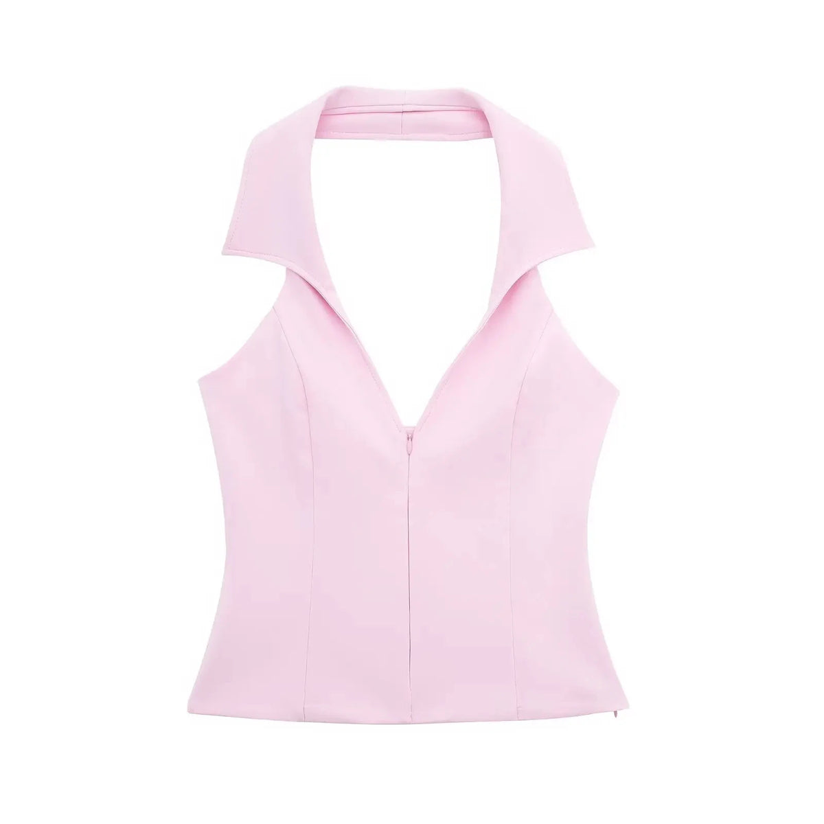 HH 2024 Frauen Sexy Rosa Camis Top Shorts Set Sommer Mode Neckholder Rückenfreies Top + Süße Rosa Kurze Hose dame Anzug