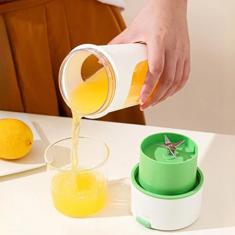 400ml Großer USB-Elektrischer Entsafter-Becher Tragbarer Kabelloser Handmixer für Säfte
