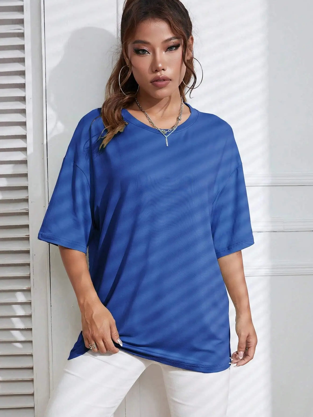 Einfarbig Kurzarm Frauen Fitness Baumwolle Weiche T-shirts Atmungsaktiv Bequeme Kleidung Grundlegende Alle Spiel Lose T Shirt Weibliche