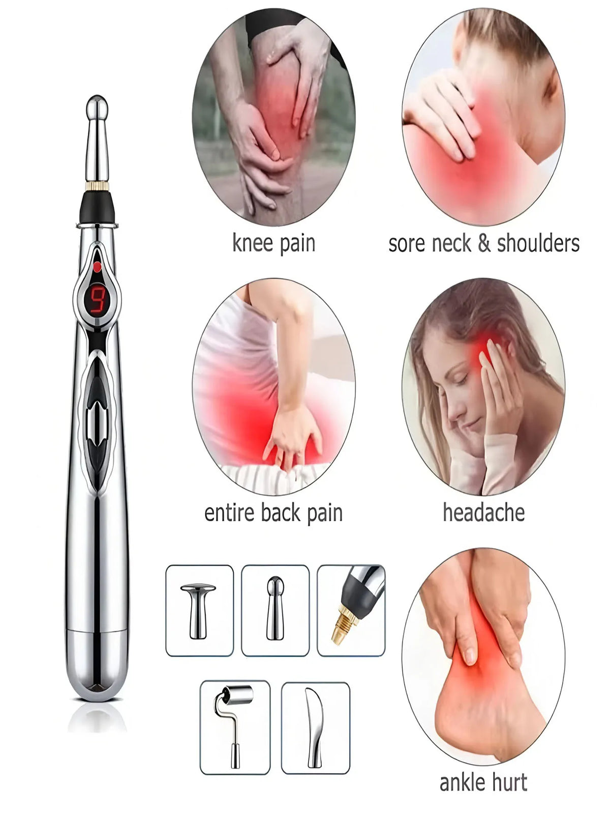 Meridian Stift Elektronische Energie Zirkulation Massage Stift Energie Pulse Stift Meridian Stift Beruhigende Und Entspannende Haushalts Artefakt