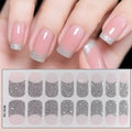 16 Tipps weinrote Nagelaufkleber, langlebig, einfarbig, volle Nagelfolien, selbstklebender Slider, Nagelkunst, DIY-Aufkleber, Maniküre-Dekor