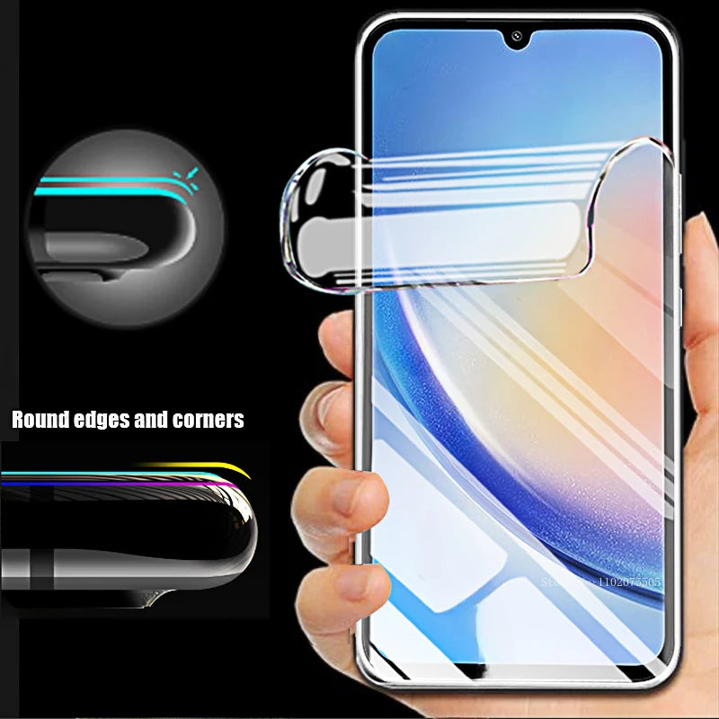 4-1 Stück für Samsung Galaxy A 34 54 24 14 71 51 04 04e 52s 21s 04s 03s 02s 4G 5G Displayschutzfolie HD Hydrogel Film für SamsungA34