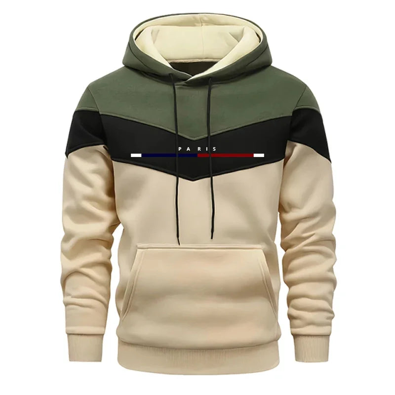 Lässige Qualität, heißer Verkauf, Herren-Trainingsanzug, modischer Kapuzenpullover, dreifarbiges Sweatshirt und Jogginghose, tägliche Sportbekleidung, Herrenanzug, Komfort, Sport