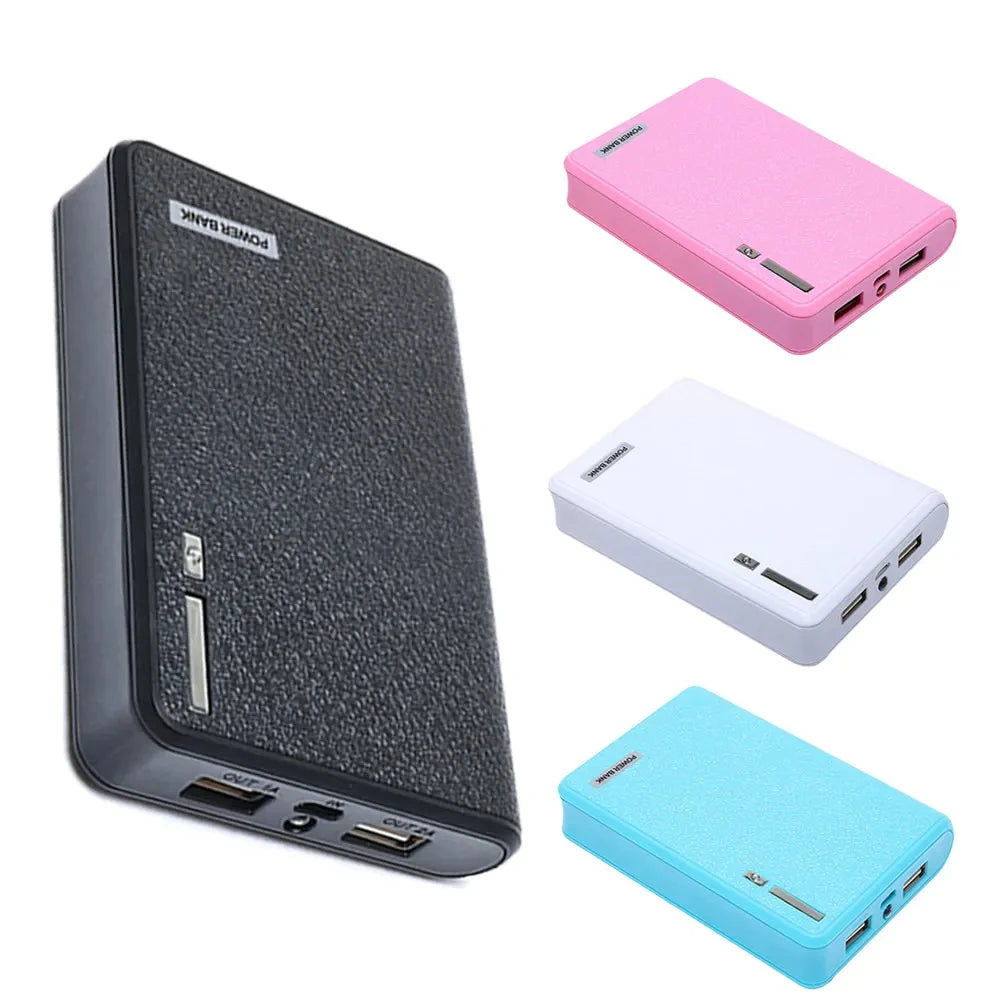 DIY 4*18650 Power Bank Fall 4 in 1 Batterie Ladung Lagerung Box Shell Micro USB mit Taschenlampe für Lade Mobiltelefone