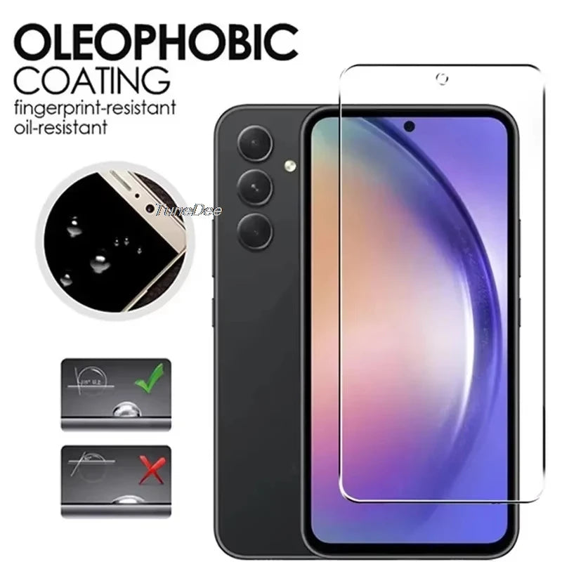 1-5 Stück Gehärtete Glas-Displayschutzfolien für Samsung S26 Ultra S25 S24 S23 S21 S20 FE A57 A37 A17 A16 A56 A55 A36 A35 A26 A07 A06