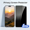 5 Stück Blickschutzfolie für iPhone 17 13 12 11 14 15 16 Pro Max Anti-Spy Schutzglas für iPhone XR X XS 16 15 14 Plus