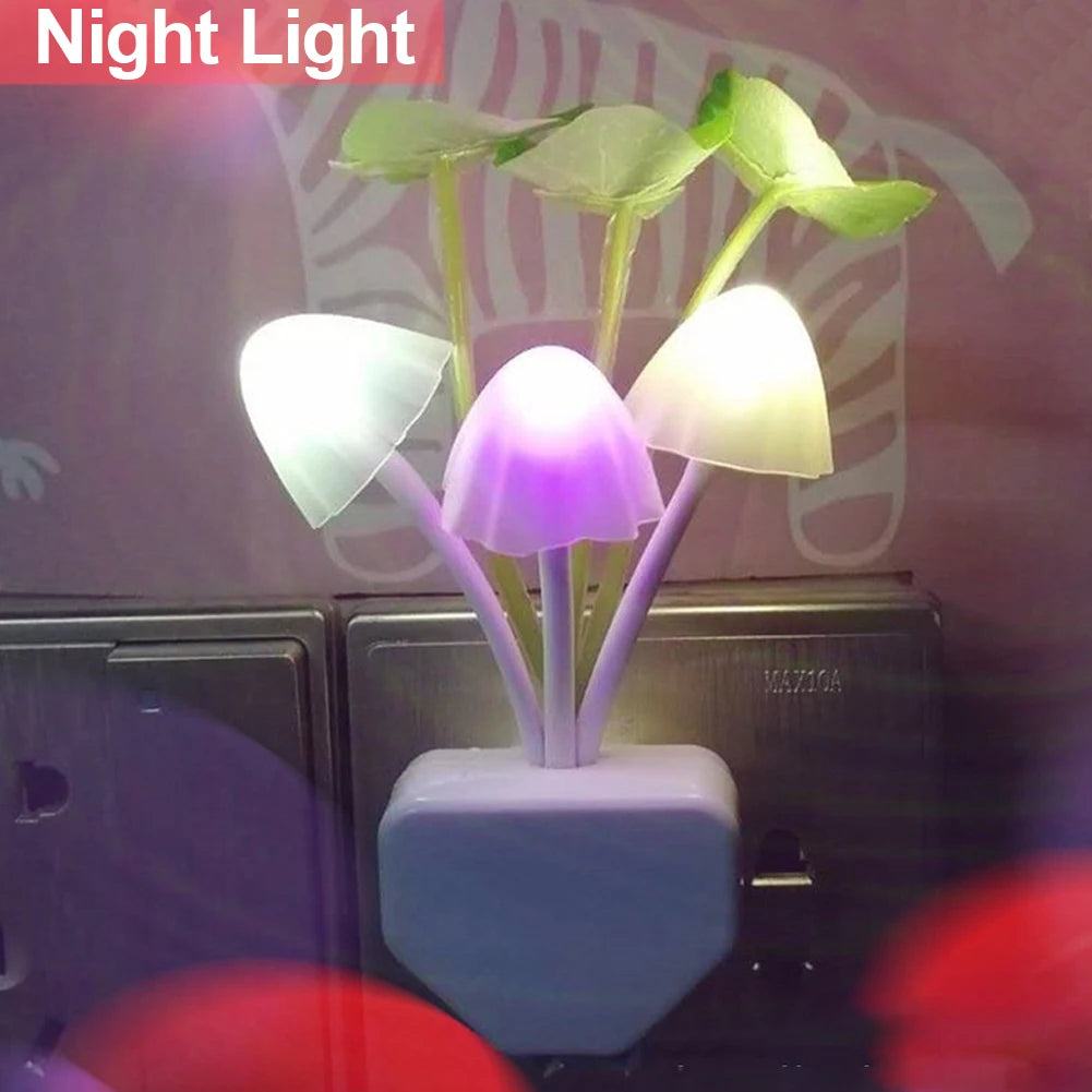 20 V 3 LED Wand Licht-steuerung Sensor Nachtlicht Induktion Traum Pilz Lampe Hause Schlafzimmer Dekoration EU & UNS Stecker