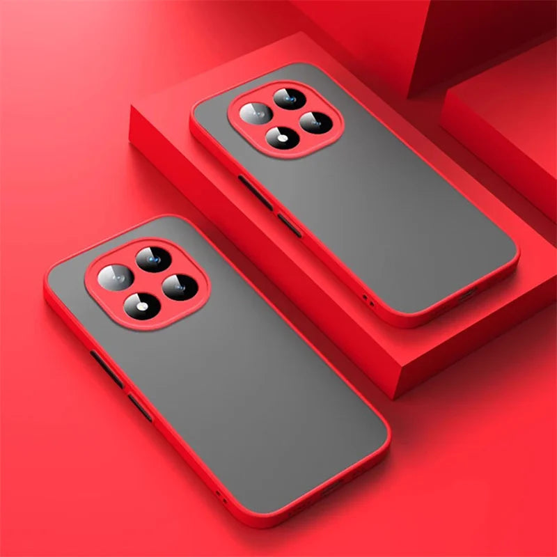 Transparente Schutzhülle für Xiaomi Redmi Note 15 14 13 Pro Plus Stoßfeste Handyhüllen für Redmi Note 15 Pro 5G 4G Matte Abdeckung