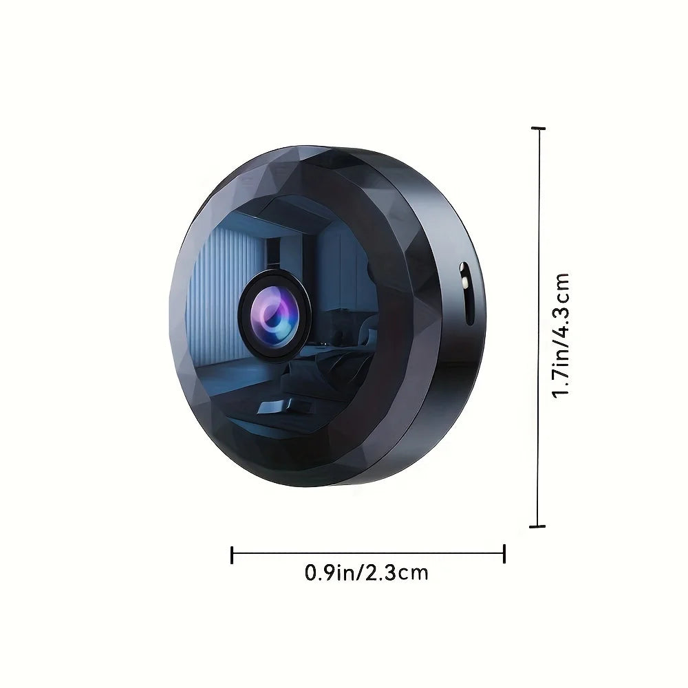2026 Mini WLAN-Kamera 4K HD Kabellose Sicherheitskamera mit Sprach- und Videoüberwachung, Nachtsicht-Camcorder