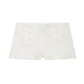 ETJ 2026 Neues Damen-Blazer-Shorts-Set mit hohem Kragen, asymmetrischer Knopfjacke, minimalistischem, maßgeschneidertem Co-Ord-Outfit