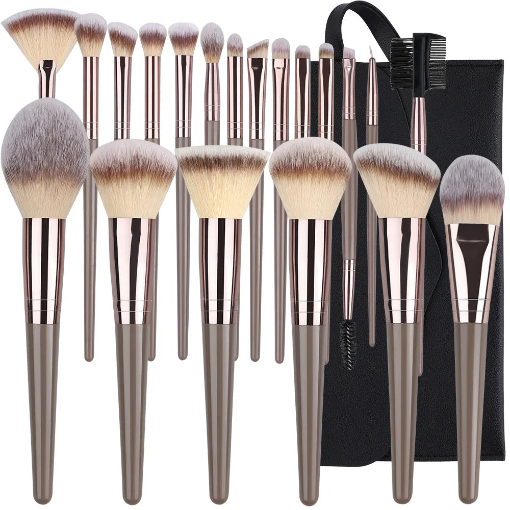 NEUE 1-20PCS Make-Up Pinsel Set Foundation Erröten Pulver Concealer Lidschatten Weichen Und Flauschigen Weiblichen Kosmetische Schönheit Werkzeuge lagerung