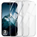 3er-Pack HD Panzerglas Displayschutzfolie für iPhone 11 12 13 14 15 16 17 Pro Max 14 15 16 Plus Air 16e 17e Glasschutzfolie
