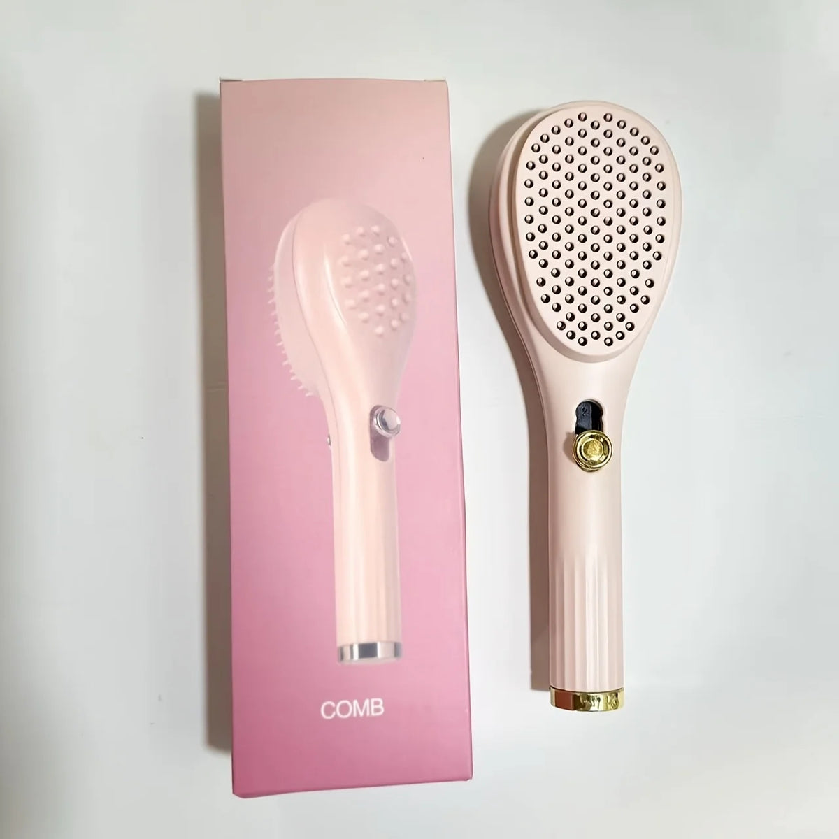 1 Stück magischer einziehbarer Haarkamm – antistatische Kopfhaut-Massage- und Entwirrungsbürste für alle Haartypen, Urlaubsgeschenkbox, Beauty-Tool