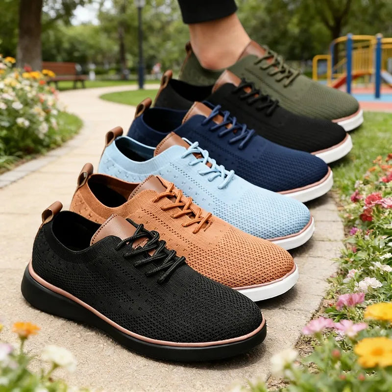 Männer Koreanische Version Trendy Schuhe Frühling Sommer männer Stricken Turnschuhe Atmungsaktives Mesh Casual Schuhe Leichte Bequeme Schuhe