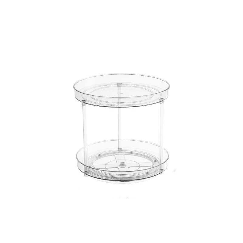 1Pc/Küche Rack Transparent Rotierenden Lagerung Rack Gewürz Lagerung Würze Lagerung Multi-Schicht Lagerung Plattenspieler Lagerung Rack