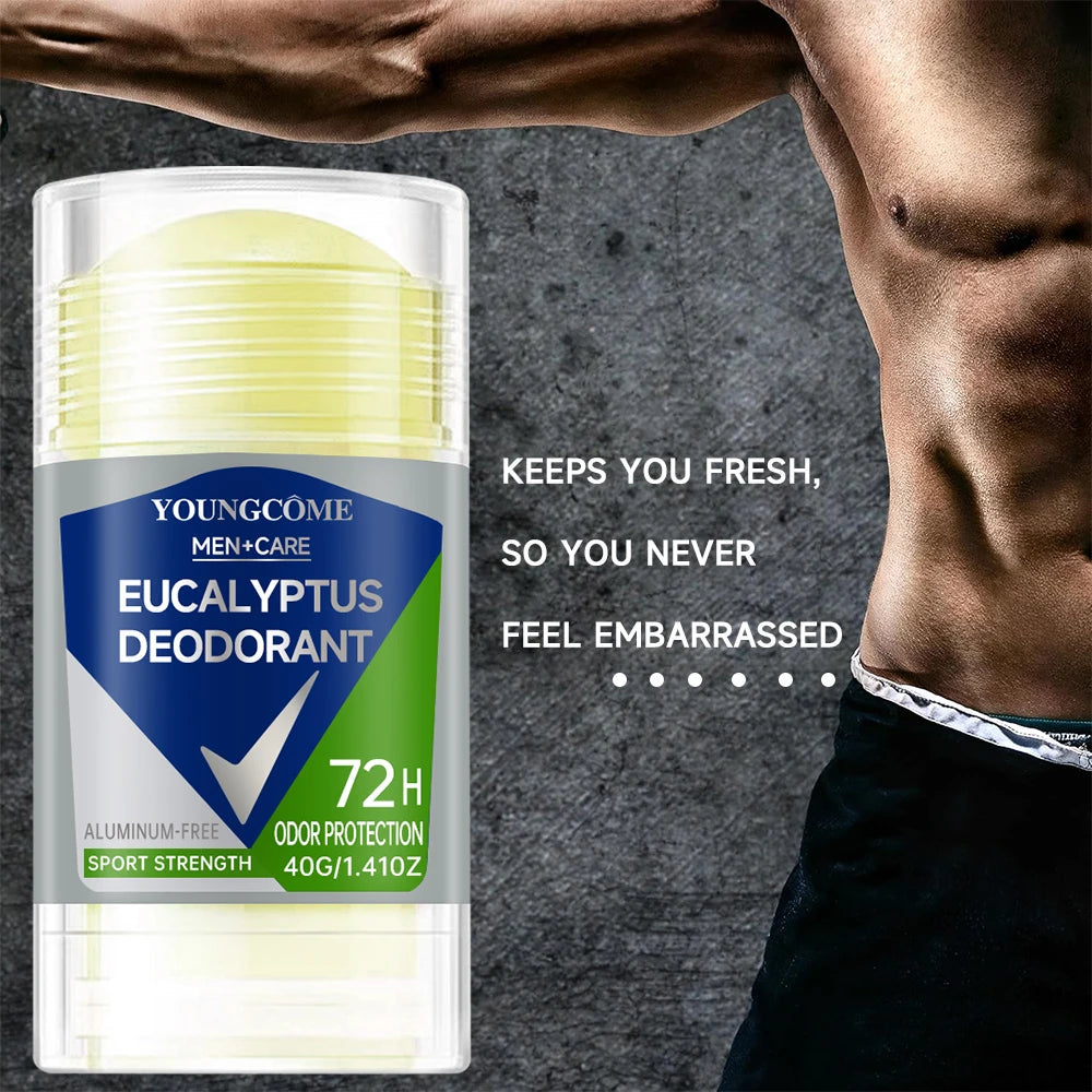 Deodorant für Männer, Roll-on-Flasche, reduziert Schwitzen, Geruchsentferner, Achsel-Körper-Deodorant-Stick, schnell trocknend, langlebig, tragbar, erfrischend