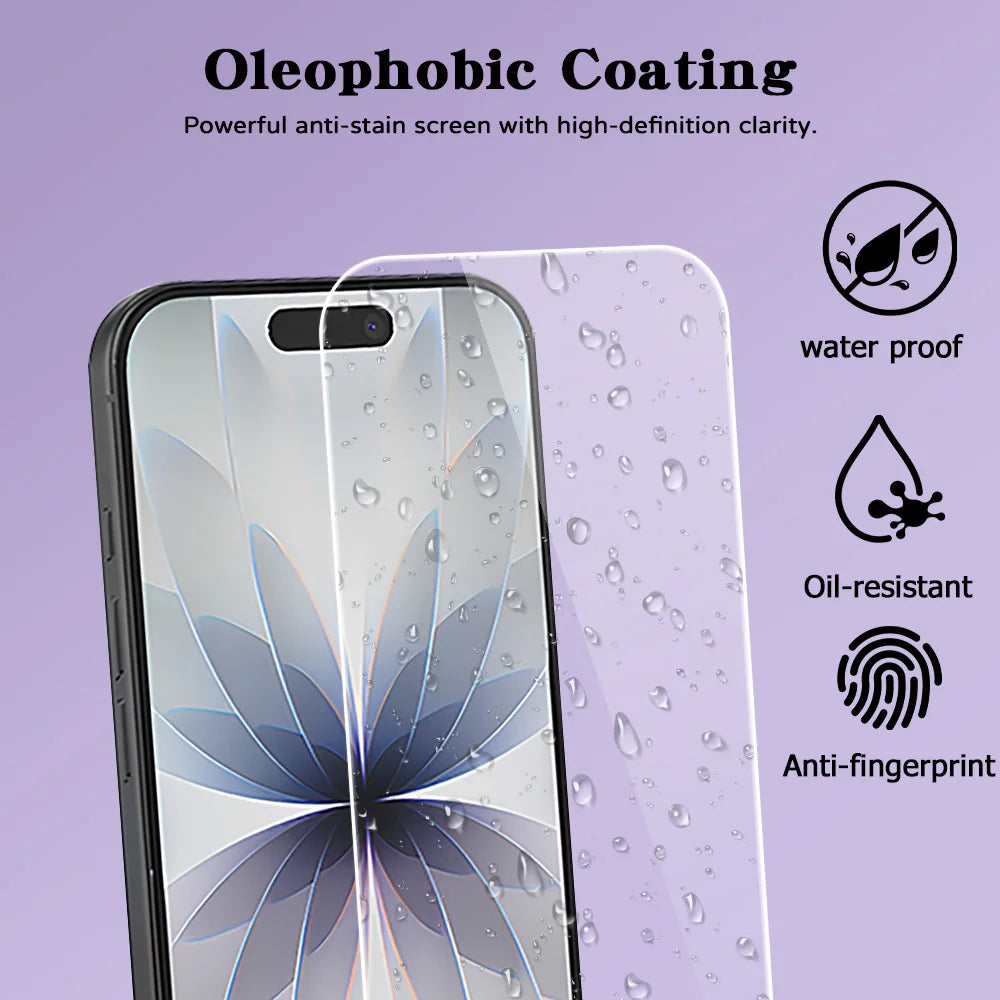 1-3 Stück Panzerglas für iPhone 18 Pro Max 17 16 15 14 13 12 11 Pro Displayschutzfolie für iPhone 16 15 14 Plus Schutzglas