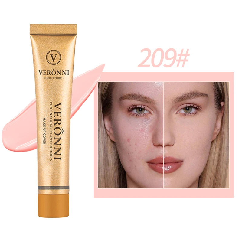 14-farbige Concealer-Creme mit vollständiger Abdeckung, Make-up-Concealer-Foundation, matte, langanhaltende Ölkontrollkosmetik für Akne und Augenringe