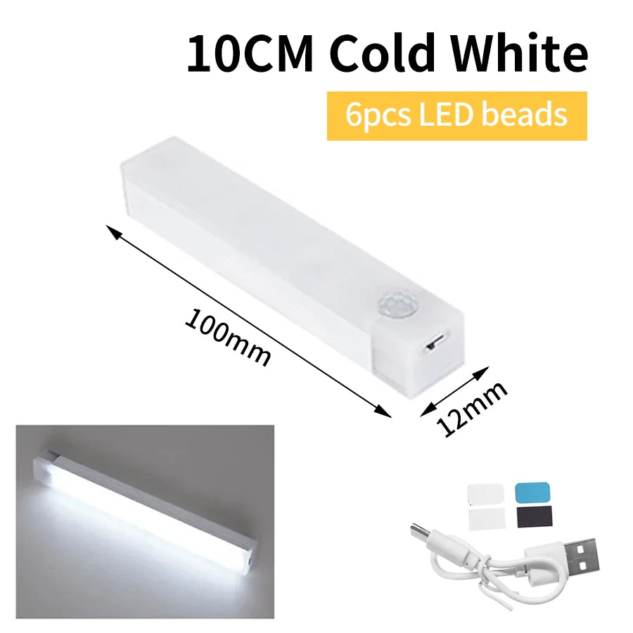 Bewegungs sensor LED Schrank Licht wiederauf ladbare Induktion Nachtlicht drahtlose tragbare Detektor Lampe Küche Treppe Hintergrund beleuchtung