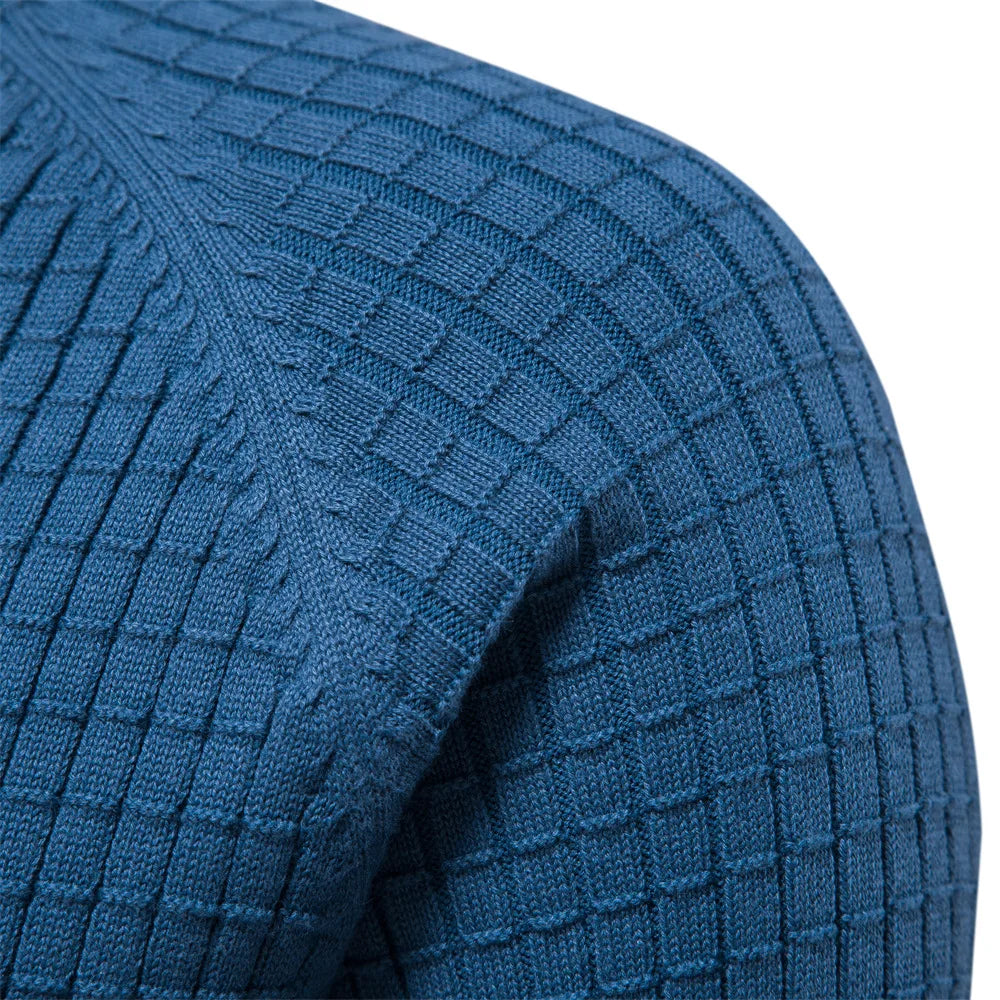 AIOPESON 100% Baumwolle Männer Pullover Soild Farbe Oansatz Hohe Qualität Mesh Pullover Männlichen Neue Winter Herbst Grundlegende Pullover für Männer