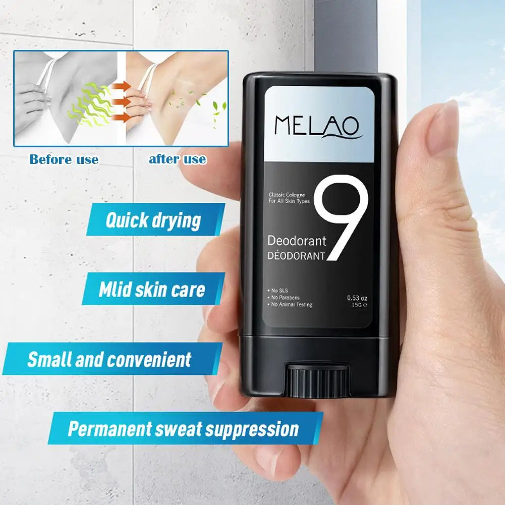 Tragbarer Deodorant-Stick für Männer, natürlicher desodorierender Körperstift, beseitigt Gerüche, sorgt für Frische und langanhaltenden Duft, aluminiumfrei.