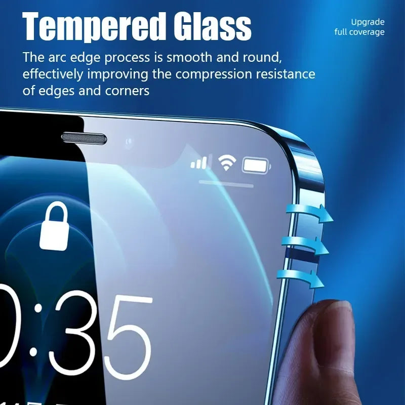 1-5Pcs Schutz glas Für iPhone 15 14 13 12 11 Pro Max XS XR 12Mini screen protector Gehärtetem glas Für iphone 7 8 14 15 Plus