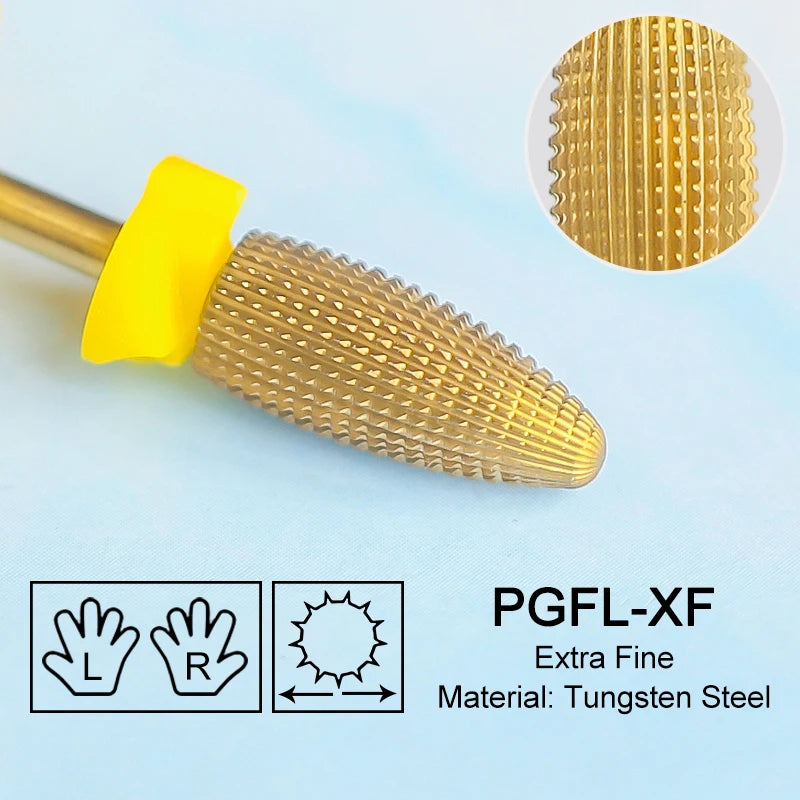 Nagel Bohrer Bits Hartmetall Große Kegel Elektrische Fräser Gel Polish Remover Schleifen Werkzeuge DIY Zubehör Liefert