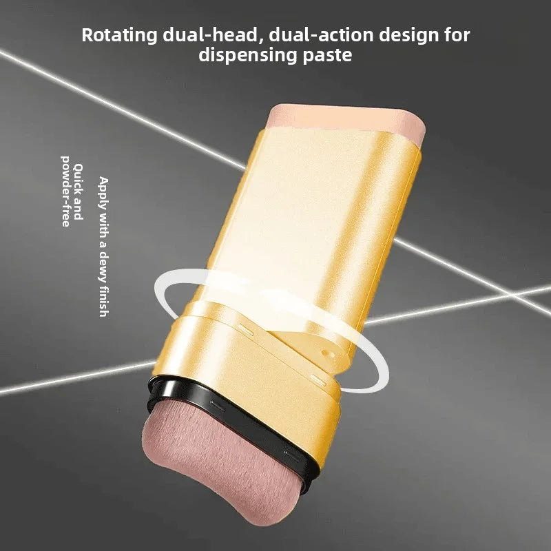 2-in-1 Foundation-Stift mit integriertem Pinsel |   Leichtgewichtig, 24 Stunden lang haltbar, natürlicher Glanz & sofort makelloses Finish