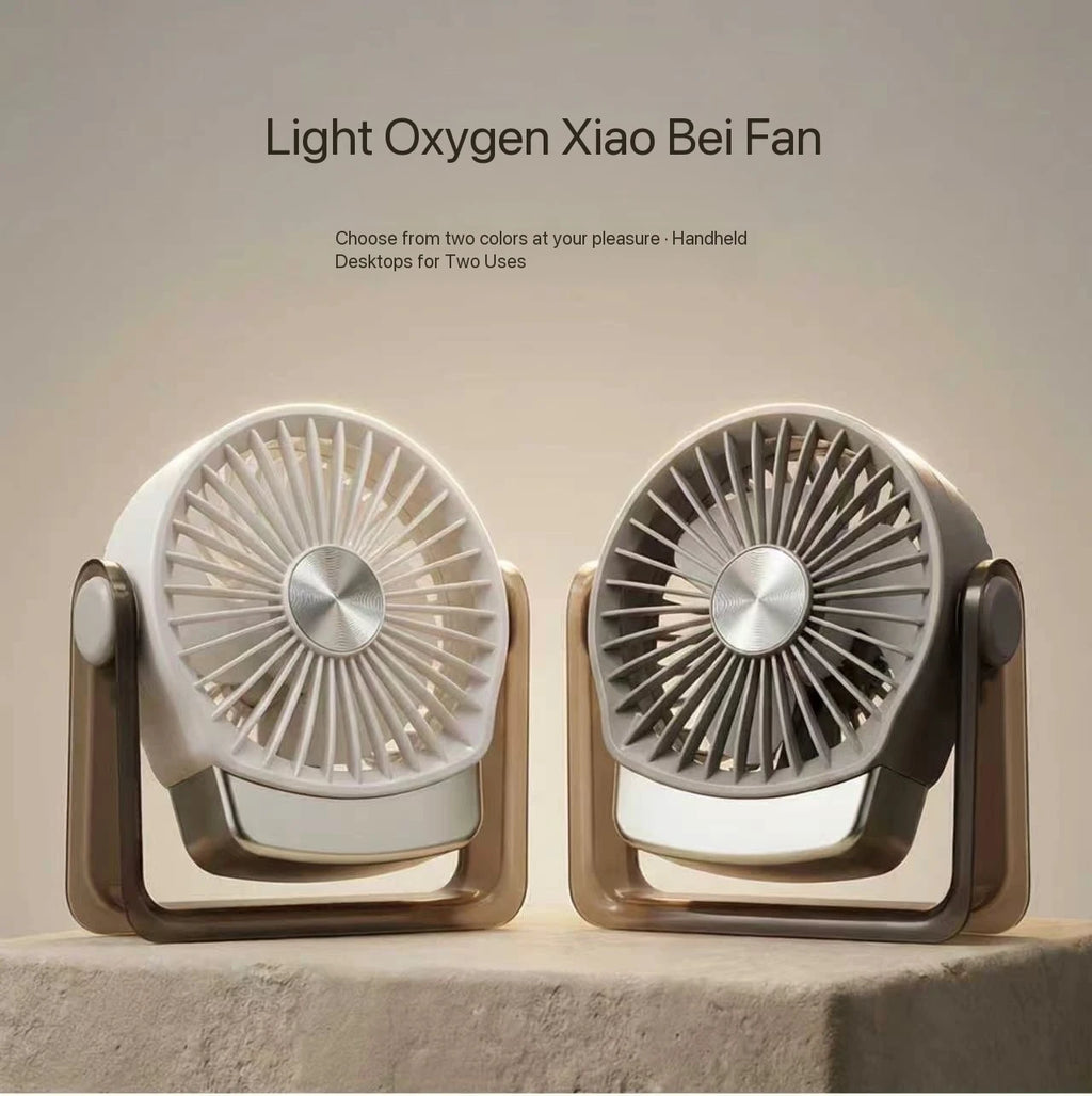MEET SUN 500mAh Desktop Leiser Mini-Ventilator Handlicher Kühlventilator Make-up Nachbearbeitungswerkzeug Sommer-Essential Persönlicher Lüfter