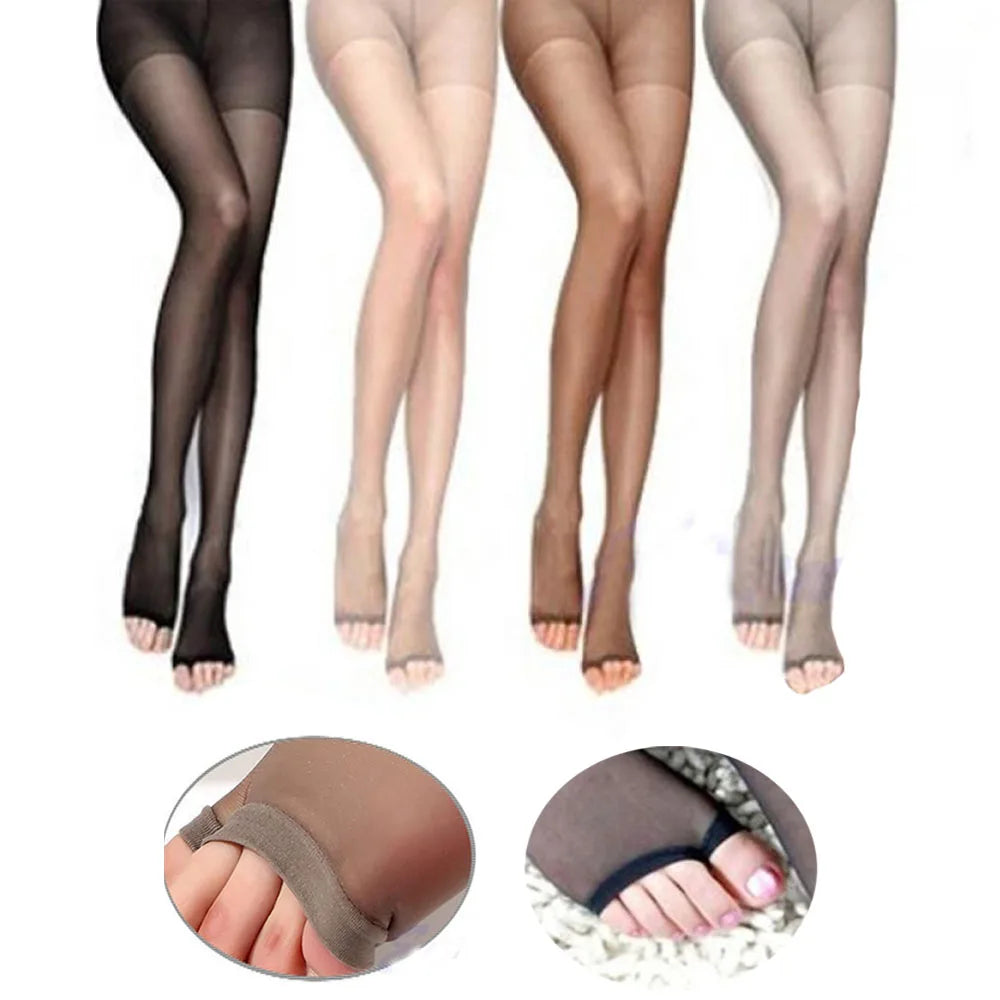 Sexy Damen-Leggings mit offenem Zehenbereich, ultradünne Strumpfhosen, Strumpfhosen, Strümpfe, Socken
