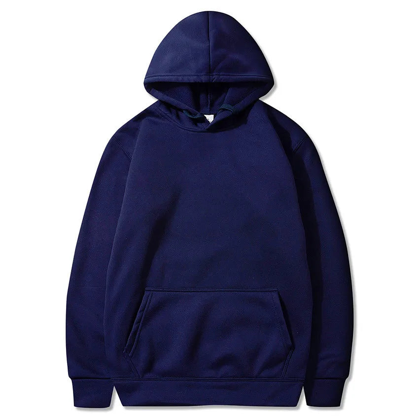 Damen Einfarbige Kapuzenpullover mit Taschen Sport Fitness Sweatshirts Modische Lässige Pullover in Verschiedenen Farben