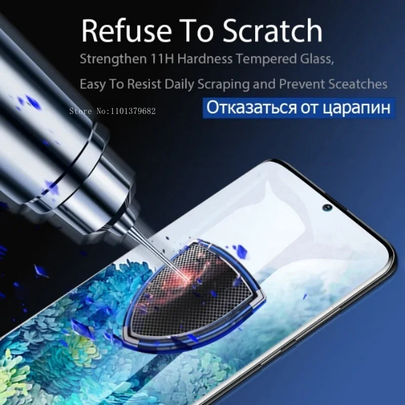 1–2 Stück gehärtetes Glas für Samsung Galaxy S10 Plus S9 S8 Displayschutzfolie für Samsung Galaxy S20 Ultra S10e S10 Lite S 20 Plus Film