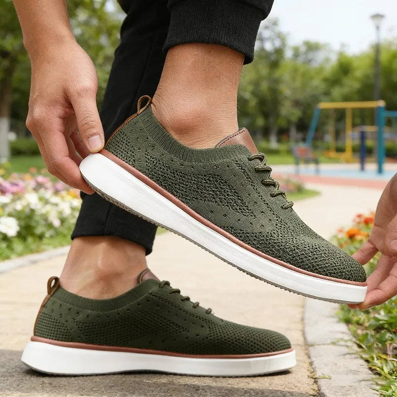 Männer Koreanische Version Trendy Schuhe Frühling Sommer männer Stricken Turnschuhe Atmungsaktives Mesh Casual Schuhe Leichte Bequeme Schuhe
