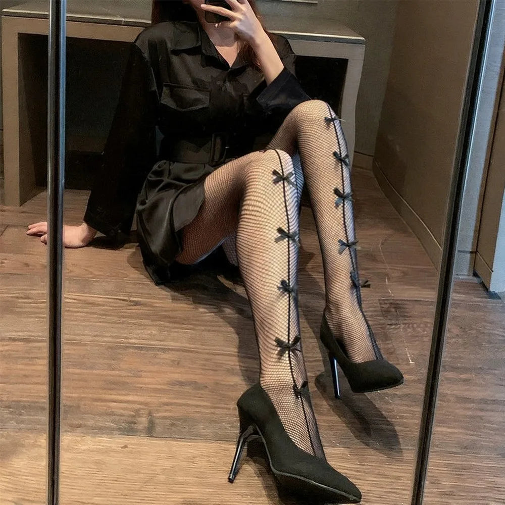 Neue Gothic-Style Netzstrümpfe Sexy Strumpfhosen Stricksocken Overknee-Strümpfe