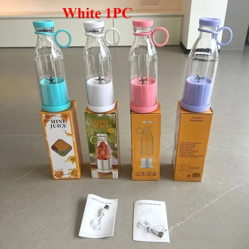 Elektrische Entsafter Tasse 6 Klingen Mixer Milchshake Maschine USB Tragbare Obst Milch Mischen Werkzeug Mini Frische Saft Mixer Küche