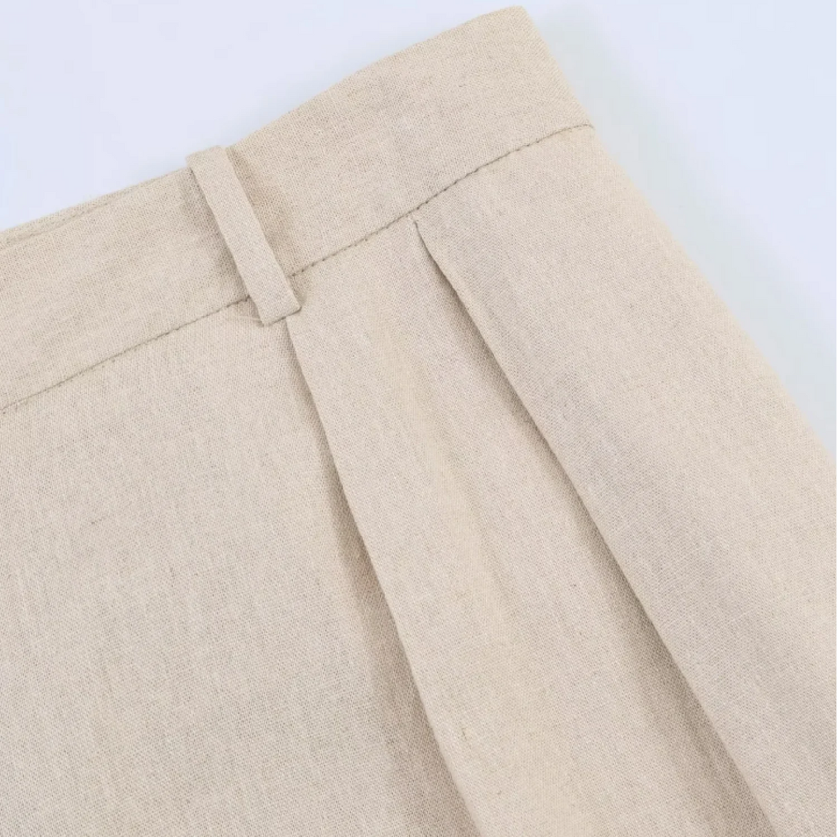 Damen Zweiteiler Sommer 2026: Zweireihiger Kurzarm-Blazer mit High-Waist Weitem Hosenbein – Perfektes Business-Set für den Arbeitsweg