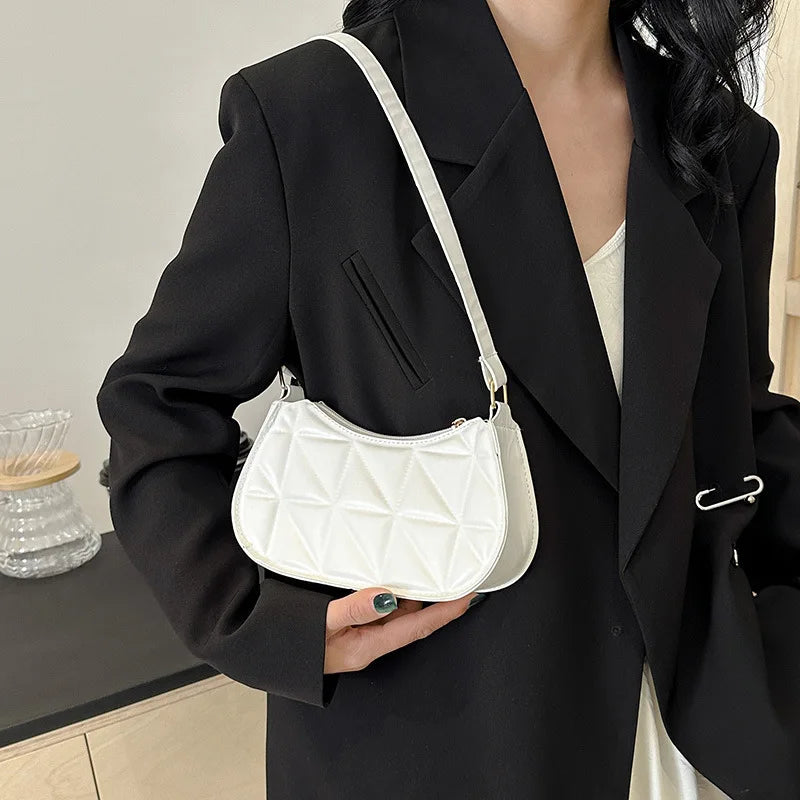 Retro Casual Frauen Totes Schulter Taschen Mini Mode Weibliche Unterarm Einkaufstasche Weibliche Leder Einfarbig Handtasche für Frauen