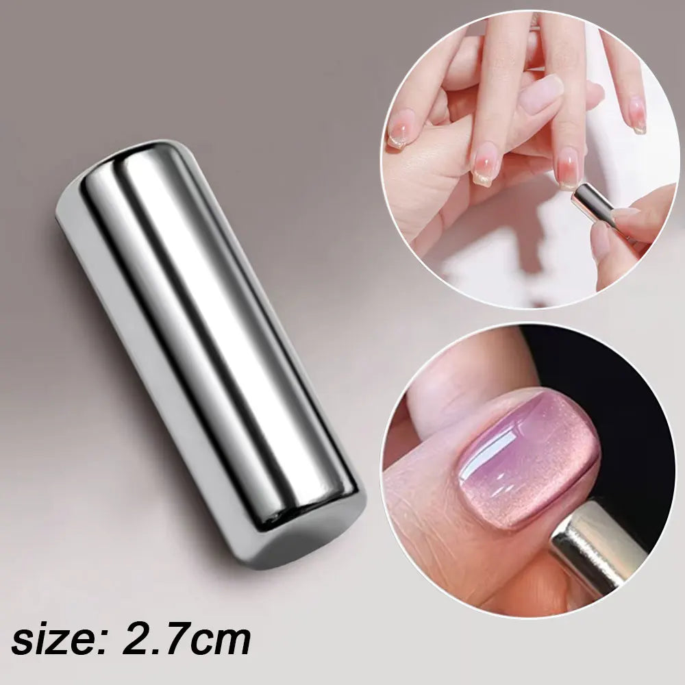 3-in-1 Multifunktionaler magnetischer Katzenaugen-Nagel-Magnetstab, 130 mm, superstarker Gel-Nagellack-Magnetstift, großer Zylinder, magnetisch