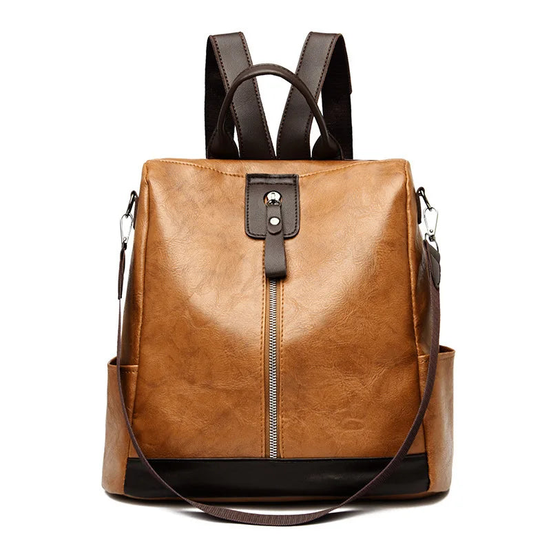 Weibliche Rucksack Mochila Feminina Multifunktions Mädchen Leder Schule Marke Frauen Schulter Tasche Sac A Dos Reise Rucksack