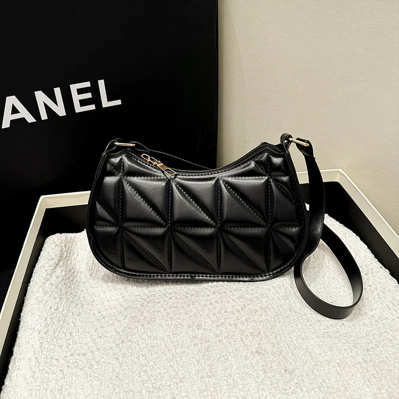 Retro Casual Frauen Totes Schulter Taschen Mini Mode Weibliche Unterarm Einkaufstasche Weibliche Leder Einfarbig Handtasche für Frauen