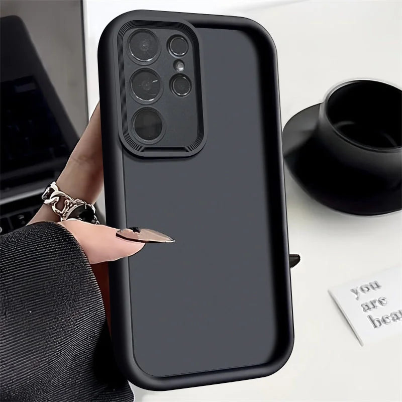 Stoßfeste Handyhülle für Samsung Galaxy S26 S25 S24 S23 S22 S21 Ultra Plus Silikonhüllen für Samsung S24 S23 S21 S20 FE Cover