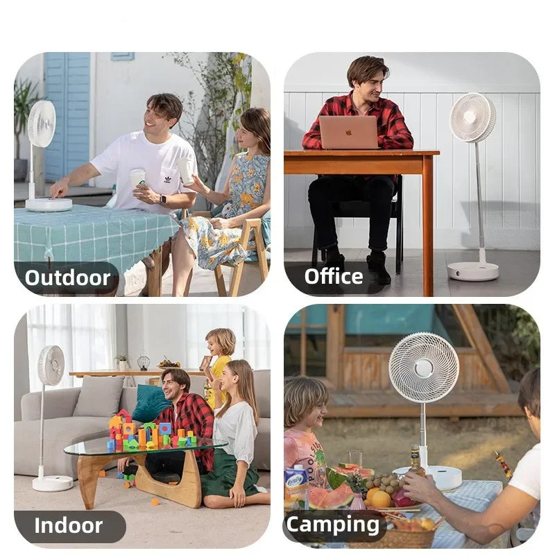 P30/p10 10800mah USB klappbarer tragbarer Lüfter Zoll Kühlung drahtlose Klimaanlage Tisch boden Teleskop ventilator für Camping ventilator