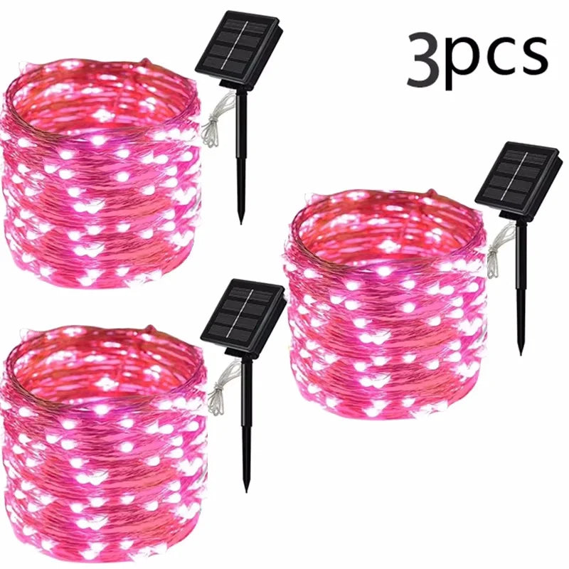 32M 300Leds Im Freien Wasserdichte Solar-Led-Licht Outdoor Girlande Solar Power Lampe Garten Lichter Weihnachten Party Garten Dekoration